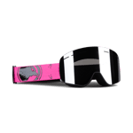 Raven Edge VentMax Magnetic ''Black Magenta'' Spegelglas Smoke Skoterglasögon""