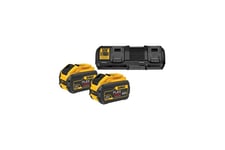 DeWALT DCB132X2-QW batteriladdare - med batteri - 2 - Li-Ion