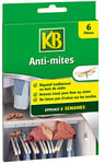 KB KBMCEDRE -Répulsif traditionnel anti-Mites en Bois de Cèdre Sans Insecticide -6 anneaux- pour vêtements, textiles- Anneau troué pour fixer au cintre -Sans odeur-Efficace 6 semaines-Prêt à l'emploi