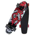 Skateboard Complete Cruiser 27 Inches 7 Layer Maple Deck Skate Comes Complete Board for Teens Adults Beginners Girls Boys Kids Highway Street Scooter (Color : E)