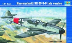 Trumpeter 02408 MESSERSCHMITT BF-109 G-6 LATE 1/24 Model Kit