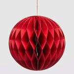 EDG Enzo De Gasperi Sphère Balle pour Arbre de Noël dans Du Papier Origami 15cm