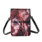 DJNGN Horizon Zero Dawn Sac à bandoulière en Cuir pour Femme Petit Sac à Main pour téléphone Portable Portefeuille Facile à Transporter Dextérieur Commodité Sac à bandoulière magnétique à Ouverture e