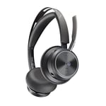 Poly - Voyager Focus 2 UC USB-A Headset (Plantronics) - Bluetooth Dual-Ear (Ster