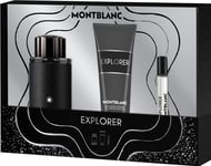 Mont Blanc Montblanc Explorer Eau De Perfume Purškiklis, 100 Ml Set 3 Pieces