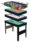 Carromco Valencia-XT Table Multifonction 16 en 1 Multicolore