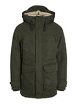 JACK & JONES Jjeclip Parka Sn Parka, Homme, Colophane, S