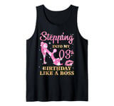 Stepping Into My 3st Birthday Like A Boss Happy Woman Bday Tank Top