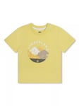 Timberland Baby Let's Have Fun Logo T-Shirt, Yellow