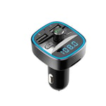 Dual USB Ports 5V/2.4A & 1A, Musique MP3 sans FilChargeur Voiture Support Carte TF/Clé USB Bluetooth Voiture, Transmetteur FM Bluetooth 5.0