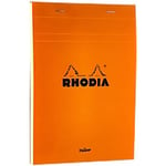 Rhodia Legal Pad 16260C A5 Squared Stapled Top Bound Cardboard Hardback Yellow Perforated 80 Pages