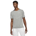 NIKE CZ9184-084 M NK DF RISE 365 SS Sweatshirt Men's Smoke Gray/Htr/Reflective Silv XL-T