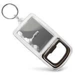 Bottle Opener Keyring BW - Awesome Rocket Pencil Creativity Art  #41439