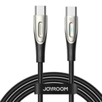 Joyroom USB-C til USB-C kabel 100W, 2m - Svart