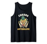 Cheers to the Afterlife Pineapple Skull Party Tank Top