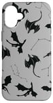 iPhone 16 Plus Black Dragon Celestial Stars Mystical Dark Aesthetic Case