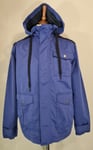 John Richmond HMP22223PK Its only Rock N Roll Parka Jacket Navy Small uk 38