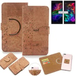 360° wallet case cork cover for Razer Phone 2 case bag