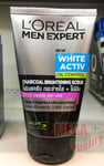 100mL LOREAL MEN EXPERT Pure Matte CHARCOAL SCRUB -ACNE Face Wash Foam Cleanser