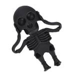 Sarjakuva U Disk Black Skull Ulkoasu Nopea Bulk Storage Flash Drive Muistilaite 64GB