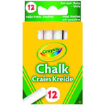 Tavelkritor Crayola Vit, 12/ask, 12fp 12frp