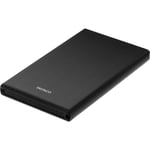 USB 3.0 Eksternt Kabinet (2.5 HDD) - Sort