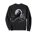 Crow Spirit Animal Mystical Crow Sweatshirt