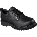 Skechers Mens Tom Cats 6618-Bol Black Lace Up Shoe