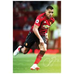 Manchester United FC Fc Alexis Sanchez-affisch One Size Multicolour