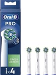 4 Pack Oral B Cross Action Braun Replacement Electric Toothbrush Heads New✅