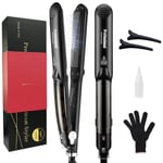 Professional Steam Hair Straightener Ceramic Vapor Argan Oail Hair Flat Iron UK