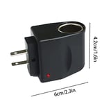 Adaptateur secteur avec prise de voiture,adaptateur allume-cigare Laguna UP,convertisseur de prise EU US,prise de courant,chargeur automatique,220V AC à 12V - Type A