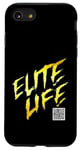 Coque pour iPhone SE (2020) / 7 / 8 Elite Life avec lettrage doré