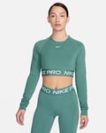 Nike Pro Women's Dri-FIT Cropped Long-Sleeve Top