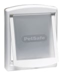 PetSafe — Original Staywell cat and dog flap, 2 ways in and out - Indoor and outdoor pet door, Rigid, Closure Panel included — White, M