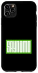 Coque pour iPhone 11 Pro Max Vert SAYNOMO (Say No More) Green Graphic