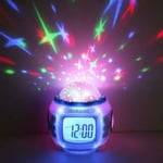 XY Projecteur Radio Réveil Étoile Led Lcd Alarm Musique Thermomètre Pr Cateau Noël Ciel Étoilé Led Reveil pour...... - XYVSO827A1231