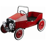 Goki Pedal Car Red (1938) Metal and Plastic, Rubber Tyres, Unisex Children's Toy