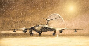 Handley Page Victor RAF Aircraft Plane Christmas Xmas Card