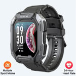 Lige-Montre Intelligente Étanche Pour Homme,Ip68,5iko,Sports De Plein Air,Suivi De La Condition Physique,Moniteur De Santé,Montre Intelligente De Natation,Android,Ios, - Type Black