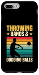 Coque pour iPhone 7 Plus/8 Plus Dodgeball Design Retro Funny Dodge Ball Homme