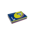 Clairefontaine Ramette 250 Feuilles Papier 160g A4 210x297 mm Certifié FSCAssorti Intense