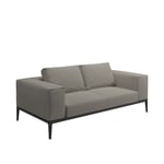 Gloster - Grid Sofa, Frame Meteor, Kat.C Robben Grey - Utomhussoffor - Henrik Pedersen