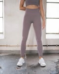 Aim’n Pale Plum Ribbed Seamless Tights - XS