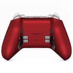 eXtremeRate Coque Arrière pour Xbox Elite Series 2 Manette, Coque Arrière de Remplacement pour Xbox Elite Series 2 Core Manette Modèle 1797, Pas Une Manette, Rouge