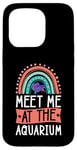 iPhone 15 Pro Meet Me At The Aquarium Boho Bohemian Rainbow Fish Tank Case