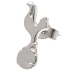 Tottenham Hotspur FC Sterling Silver Crest Stud Earring