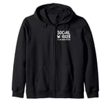 Social Worker I'll Be There For You Volunteer Team Support Zip Hoodie