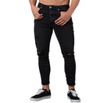 mzDkc0d Jean Taille Basse Skinny Stretch Denim Pants Distressed Ripped Freyed Slim Fit Jeans Pantalons