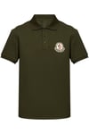 Archive Logo Cotton Polo Shirt Green Men